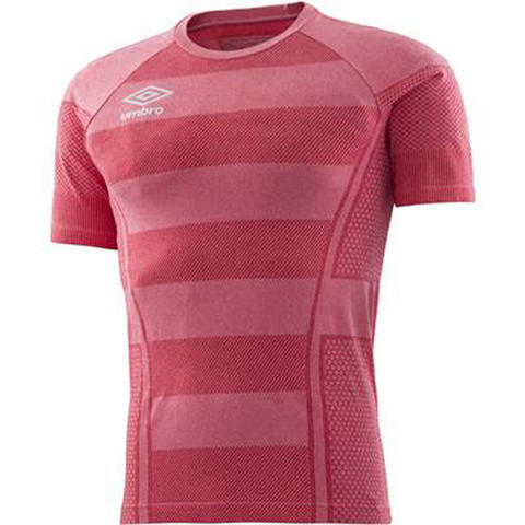 【送料無料】【廃番メル】umbro(アンブロ)メンズBT フレクサムーゼロ S/SシャツプラクティスシャツヒートレッドUUULJA55-HRED【19☆】