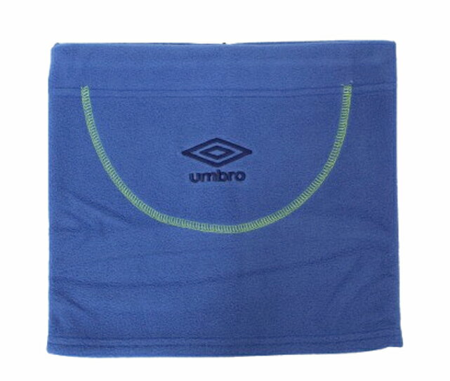 【送料無料】【1500円均一】【廃番メル】umbro(アンブロ) 2WAYネックウォーマー 吸汗速乾 抗菌 防臭 ブルー UUAMJK54-BL【18★】