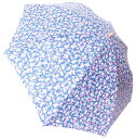 【送料無料】レディース・ウィメンズ 日本製 三河木綿 晴雨兼用 桜プリント 50cm 折りたたみ傘 紺 6674322-NV【19☆】【婦人傘】【晴雨兼用傘】