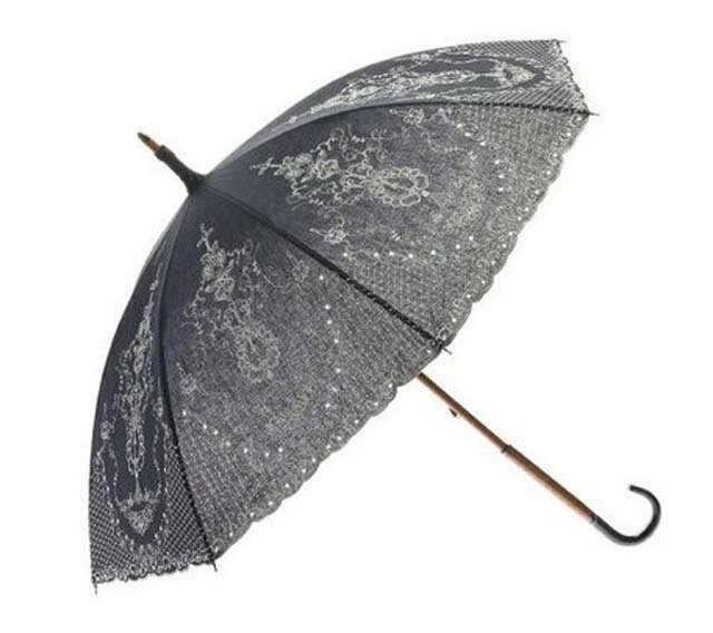 〜〜〜〜〜〜〜〜〜〜〜〜〜〜〜〜〜〜〜〜〜〜〜〜〜〜 ■商品の紹介■ 傘全面に豪華な多頭刺繍をデザイン 刺繍ならではの味や風合いの傘です。 晴雨兼用の生地を使用しています。 UV加工もしています。 カラー：クロ サイズ： [親骨の長さ]50cm 素材：綿80％麻20％ 〜〜〜〜〜〜〜〜〜〜〜〜〜〜〜〜〜〜〜〜〜〜〜〜〜〜★画像について★モニタの環境などで、商品画像の色合いが実物と若干違う場合がございます。こちらは参考画像となりますので、予めご了承くださいませ。