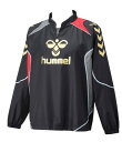 【送料無料】【よりどり3個以上で各200円引き】【130cmのみ】【廃番】hummel(ヒュンメル)キッズ・ジュニアトライアルコートジャケットブラック×チリペッ...