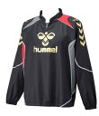 ■商品の紹介 hummel(ヒュンメル)の トライアルコート です。 キッズ・ジュニアサイズ。 メーカー希望小売価格：4,300円(税別) カラー：(9021)ブラック×チリペッパー サイズレンジ：130 素材：ハニカムドビー・マイクロクロス 品質：ポリエステル100％ 機能：撥水,透湿 &nbsp;