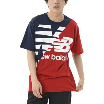 【送料無料】【3000円均一 】【廃番】new balance(ニューバランス)スポーツカジュアル 半袖TシャツメンズNB Athletics スプライスTシャツチームレッドMT11513-REP【21★】