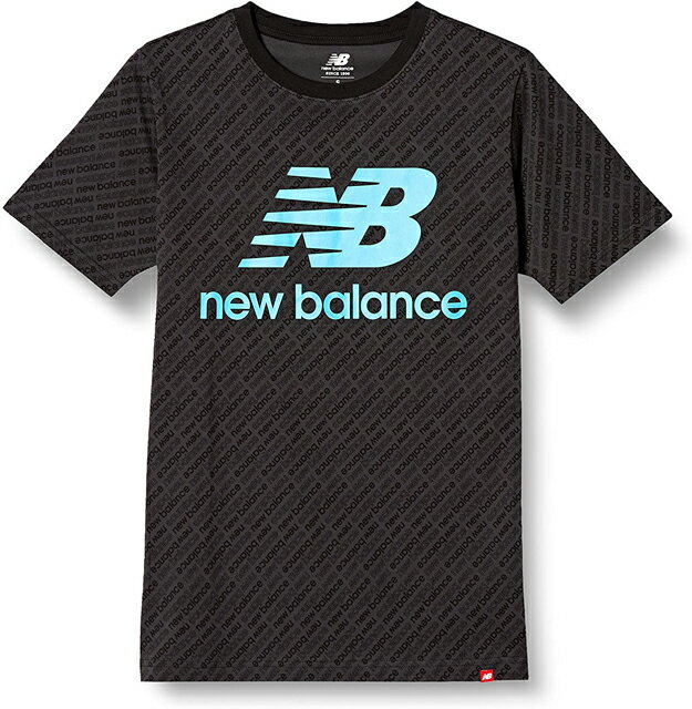 ニューバランス Tシャツ メンズ 【送料無料】【2500円均一　Sサイズのみ】【廃番】new balance(ニューバランス) 半袖 スポーツウェアメンズ エッセンシャルズ 総柄スタックドロゴショートスリーブ Tシャツバーチャルスカイ MT11532-VLS-S【21★】