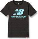 new balance(ニューバランス) 半袖 スポーツウェアメンズ エッセンシャルズ 総柄スタックドロゴショートスリーブ Tシャツバーチャルスカイ MT11532-VLS-S