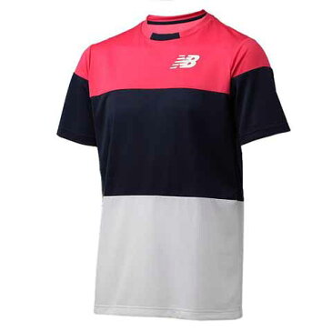 【3000円均一】【XLサイズのみ】【廃番】new balance(ニューバランス)メンズベーシックカラーブロックゲームTシャツアビエーターJMTT7134-AVI-XL【17☆】●●