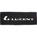 【送料無料】 【まとめ買いがお得!】 LUCENT(ルーセント)スポーツタオル ブラック XLE2799 【24☆】
