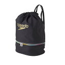 【送料無料】Speedo(スピード) バッグ スイムバッグ 水泳 ユニセックス ジュニア スイムスクール用 SD95B04 ブラック/マルチ ONESIZE SD95B04-KM【23☆】(4)