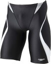 【送料無料】【4000円均一】【廃番】speedo(スピード) 競泳用 (FINA公認) 水着キッズ ジュニア FLEX S2 J JAMMERシルバー SCB61909F-SV【21☆】