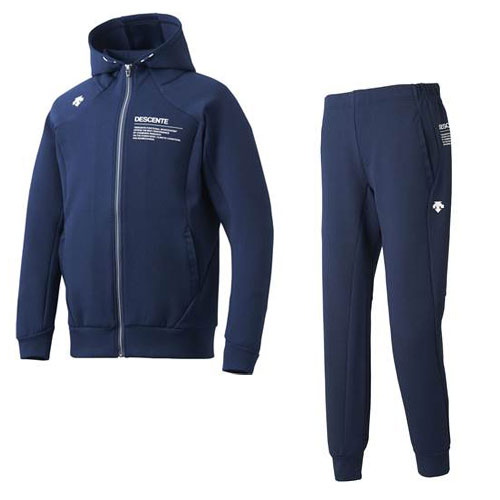 【送料無料】【廃番】 DESCENTE(デサント) メンズ TOUGH AIRフーデットジャケット・ロングパンツ 上下セット ネイビー杢 DMMMJF21-DMMMJG21-NVM 【19☆】 【送料無料】【廃番】 DESCENTE(デサント) メンズ TOUGH AIRフーデットジャケット・ロングパンツ 上下セット ネイビー杢 DMMMJF21-DMMMJG21-NVM 【19☆】