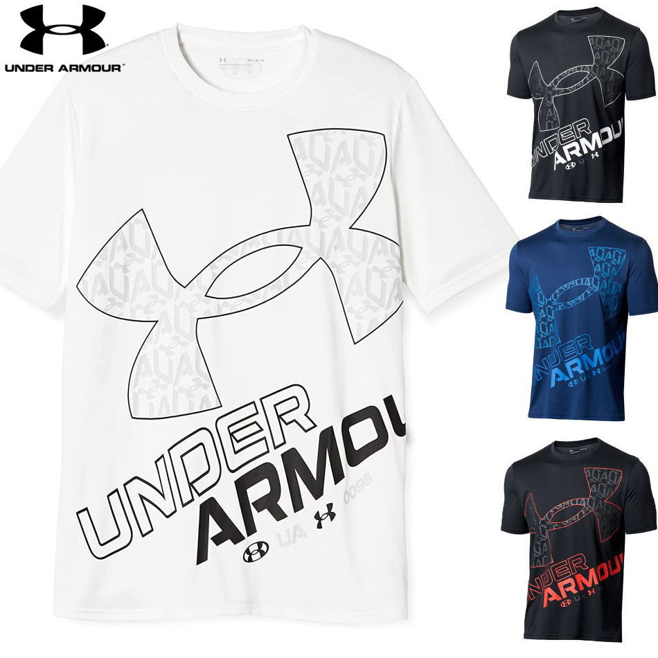 【送料無料】【3000円均一】UNDER ARMOUR(アンダーアーマー) [アンダーアーマー] トレーニングT-シャツ UAテック ショートスリーブ Tシャツ ビッグロゴ シーズナル メンズ ティーシャツ Tシャツホワイト ブラック ブルー 1371907【22☆】