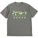 【送料無料】【1500円均一 Sサイズのみ】【廃番メル】SPAZIO(スパッツィオ) マーブルロゴ プラクティスTシャツ モクグレー GE0469-18-S【18★ヤフ3】●●