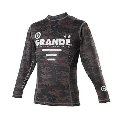 GRANDE（グランデ）メンズDISITAL CAMO INNER SHIRTアンダーウェアブラック×ホワイトGFPH15101-0901●●