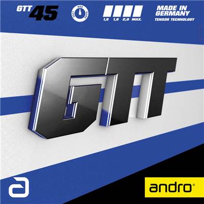 【送料無料】andro(アンドロ)GTT 45卓球ラバー裏ソフトアカ112277-RD　→ポストか手渡しになります