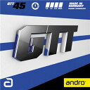 【送料無料】【よりどり3個以上で各200円引き】andro(アンドロ)GTT 45卓球ラバー裏ソフトアカ112277-RD【19☆】●●