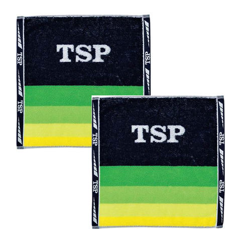 【よりどり5個で送料無料】【ライム2枚セット】TSP(ティーエスピー）VICTAS(ビクタス) グラデJQハンドタオル044407-0280-2SET【19☆】●● 1