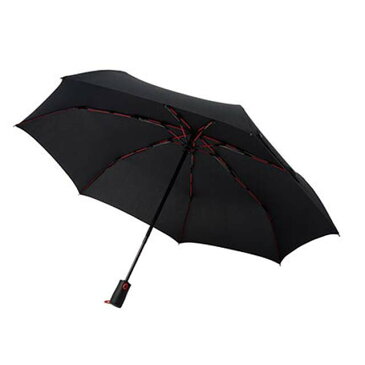 【送料無料】【よりどり3個以上で各200円引き】mabu(マブ)高強度折りたたみ傘63cm ノワール(赤骨)SMV-410617本骨・自動開閉・耐風【20★】