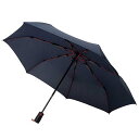 【送料無料】【4000円均一】【廃番】mabu(マブ) 高強度折りたたみ傘 63cm インディゴ(赤骨)SMV-41062 7本骨・自動開閉・耐風【20★】