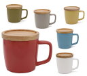 【送料無料】【6色セット】poto マグカップ 蓋つき 6色セット ティーカップ、 おつまみ入れ コーヒーカップはもちろん、湯呑みとして!蓋つきカップ 6個セッ...