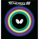 【送料無料】【よりどり3個以上で各200円引き】Butterfly(バタフライ)テナジー・80卓球ラバーレッド05930-006【17☆】●●