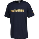 【送料無料】【2500円均一】【廃番追】CONVERSE(コンバース) メンズ ユニセックス バスケット Tシャツ メンズ プリント Tシャツ半袖 バスケウェアメンズ トレーニング バスケット プリント Tシャツ 吸湿速乾 機能ティーシャツ　S/M/L ネイビー CB231356-2900【23☆】