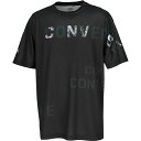 【送料無料】【3000円均一 Sサイズのみ】【廃番】CONVERSE(コンバース) 吸汗速乾 半袖 バスケウェアメンズ プリントTシャツブラック×ホワイト CB...