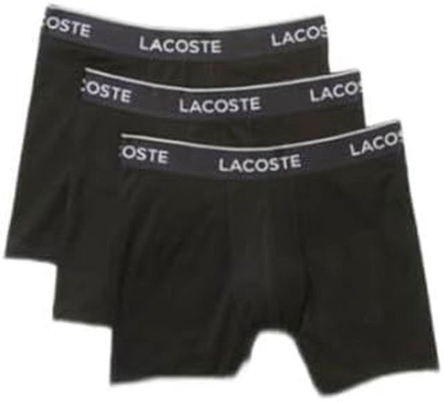 ラコステ パンツ メンズ 【訳あり商品】【送料無料】【3枚組】LACOSTE(ラコステ)ショート ボクサーパンツ 3枚セット メンズ 下着メンズ ボクサー ショーツ 3枚セット コットン ストレッチ スポーツ インナーにも ブラック 6H3420-031【23★】