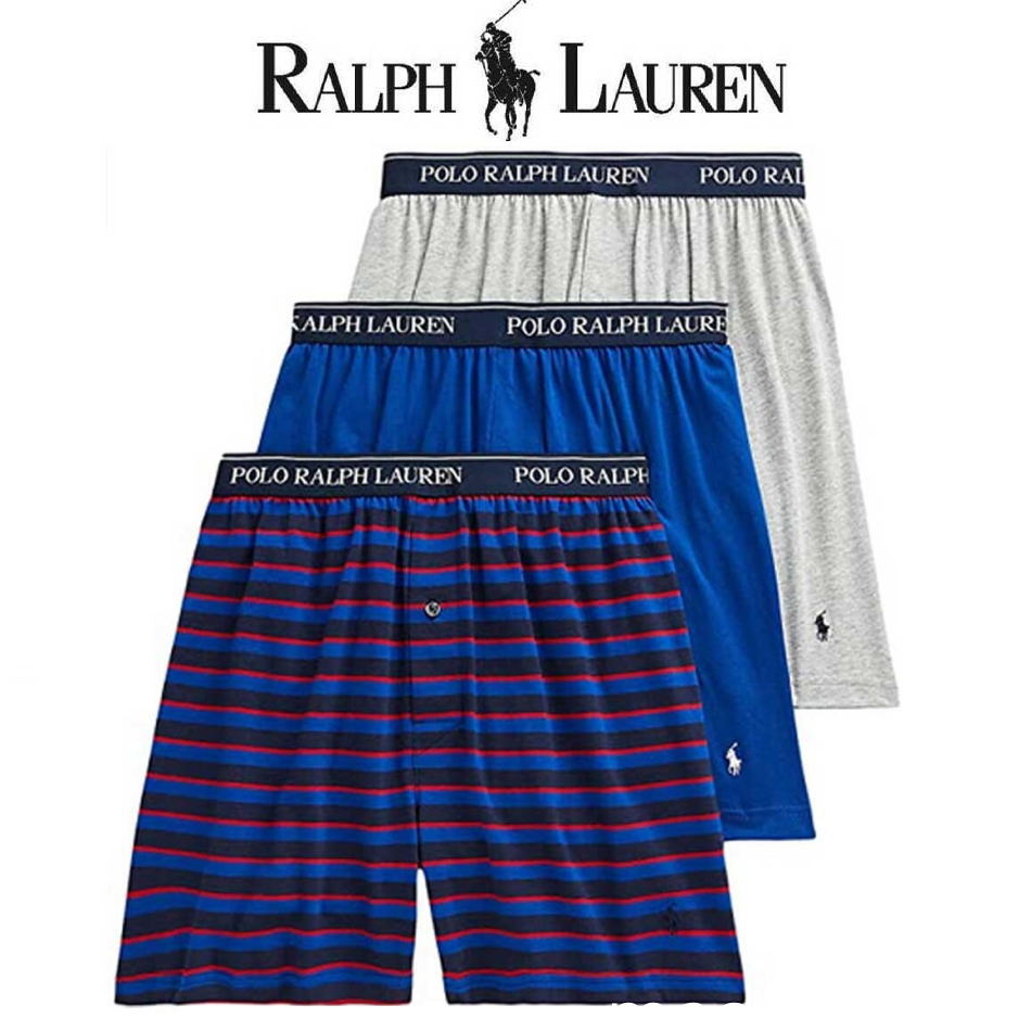 【送料無料】【3枚組】POLO RALPHLAULEN(ポロ ラルフローレン)　メンズ ボクサー 前開きタイプ ボタン メンズ ボクサーパンツ 前開き 3枚セット ラルフローレン ロゴ ボクサー サイズ S M L LL XL メンズインナー RCKBP3-FHA2-L【22☆】【定番】