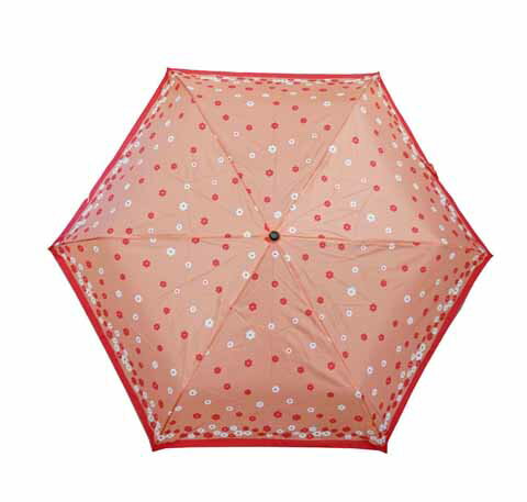 【送料無料】【1500円均一】Feria Mare(フェリア・マーレ) レディース・ウィメンズ ミニフラワープリント 55cm 折りたたみ傘 ピンク FMR-428D-PK【17☆】【婦人傘】