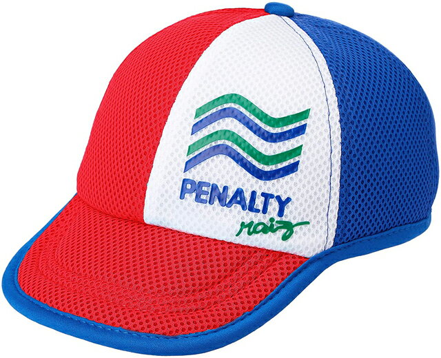 【送料無料】【2500円均一】【廃番】PENALTY(ペナルティ)サッカー スポーツアクセサリー 帽子・キャップキッズ・ジュニアJr.メッシュキャップレッドPE9633J-40【21★】