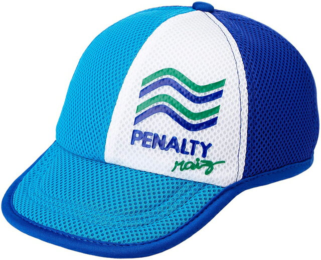 【送料無料】【2500円均一】【廃番】PENALTY(ペナルティ)サッカー スポーツアクセサリー 帽子・キャップキッズ・ジュニアJr.メッシュキャップシアンPE9633J-88【21★】