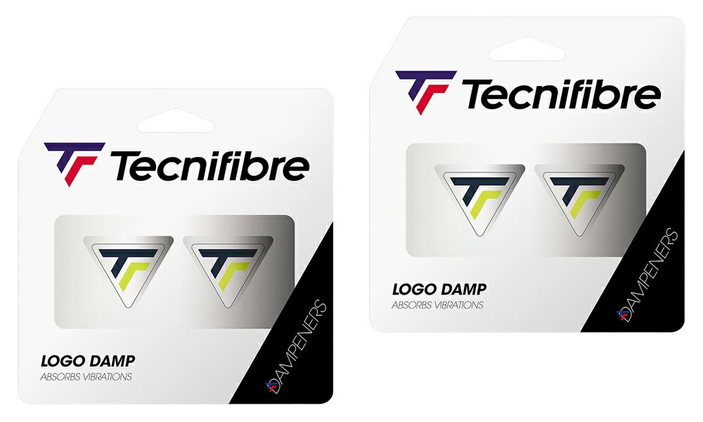 【送料無料】【まとめ買いがお得!】【2個セット以上で】Tecnifibre(テクニファイバー)LOGODAMP NEONロゴダンプ ネオン振動止め 53DAMP...