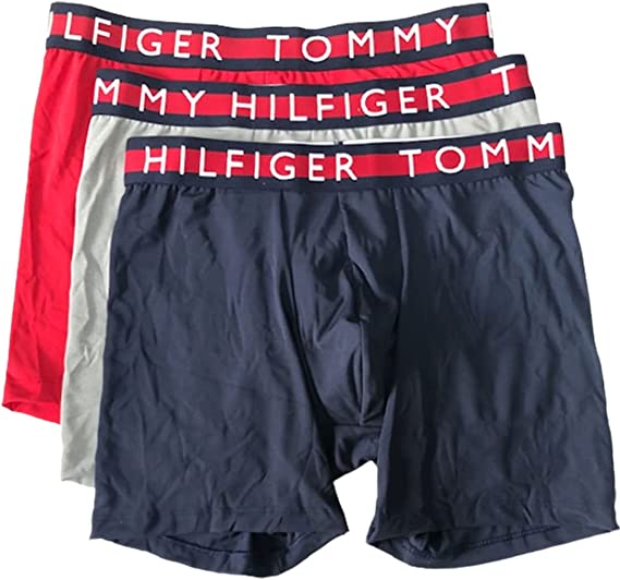 Tommy Hilfiger 【送料無料】TOMMY HILFIGER(トミーヒルフィガー)3枚組ボクサーパンツ　 綿100% メンズ アンダーウェア パック 男性 下着 3枚セット09T4014-608　【23☆】