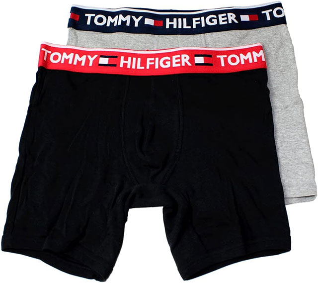 トミーヒルフィガー パンツ メンズ 【送料無料】【並行輸入品】【4000円均一】【廃番】TOMMY HILFIGER(トミーヒルフィガー) 2枚組ボクサーパンツ 綿100%メンズ 2枚組ボクサーパンツ前開きなし マルチ 09T3506-099【23★】