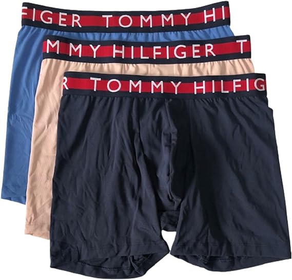 Tommy Hilfiger 【送料無料】TOMMY HILFIGER(トミーヒルフィガー)3枚組ボクサーパンツ　 綿100% メンズ アンダーウェア パック 男性 下着 3枚セット09T4014-474-S　【23☆】