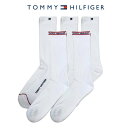 【送料無料】【6足組】TOMMY HILFIGER(トミーヒルフィガー)ユニセックス メンズ ソックス カジュアル 靴下 6足組 ショート ソックス 6足セット...
