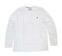 【送料無料】【訳あり商品】【Sサイズ】TOMMY HILFIGER(トミーヒルフィガー)メンズ 長袖クルーネック ロングTシャツ ティーシャツ クルーネック イ...