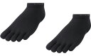 【送料無料】【洗い替えに2足セット】R×L(アールエル)陸上 ランニングユニセックス TYPE TF 5本指ソックスブラック RNS5001G-10【定番】