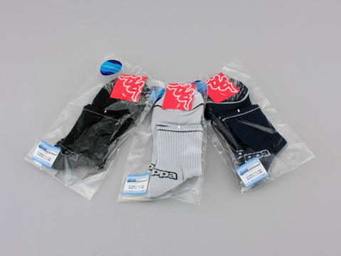 【送料無料】【よりどり3個以上で各200円引き】カッパ(Kappa)ショートソックス3足セットで22〜24cmGR×BL1×N1KMGA1922-23-SET【...