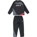 【送料無料】【廃番】AGLA(アグラ)メンズフットサルピステスーツブラックAG18270-26【19☆】
