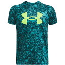 【送料無料】【2500円均一 YMDサイズのみ】【廃番メル】UNDER ARMOUR(アンダー アーマー) 31テック ビッグロゴ プリント ジュニア Tシャツ ボーイズ 140 ユニセックス HDT×HSY 1363278-449-YMD【23☆】