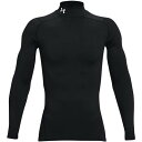 【送料無料】【6000円均一】 UNDER ARMOUR(アンダー アーマー)トレーニングベースレイヤー UAコールドギアアーマー モック メンズ アンダーウエアー スポーツインナー 防寒 速乾 タートル インナー ブラック 1366072-001【23☆】(4)