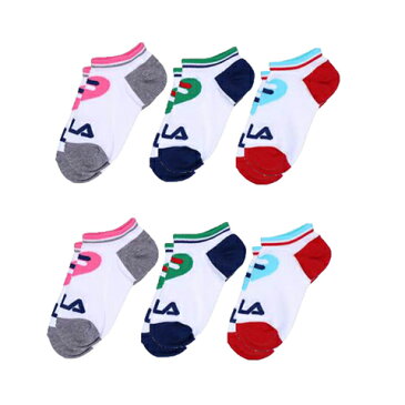 【送料無料】【よりどり3個以上で各200円引き】【19-21cm】FILA(フィラ)キッズ・ジュニアKIDS SOCKSソックス3足×2個セット19-21cm04510217-01-1921-2SET【19☆】●●