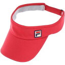 【送料無料】【廃番】FILA(フィラ)レディース・ウィメンズバイザー フィラレッドVM9697-11【定番】