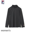【送料無料】【XLサイズのみ】【廃番メル】FILA(フィラ) 【テニス】メッシュ ハイネック ロングスリーブシャツ アンダーウェア レディース吸汗 速乾 長袖 ...