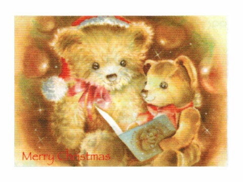 【ギフトに最適】Christmas グリーティングカードXGC-100502