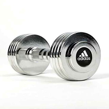 【送料無料】【よりどり3個以上で各200円引き】【同梱不可】adidas(アディダス)5kg クローム ダンベルセットユニセックス筋力 トレーニング用品ADWT10026【20★】