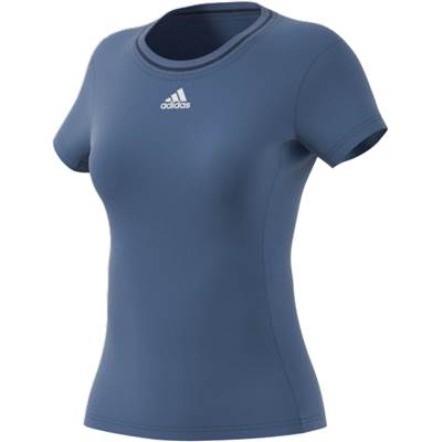 【送料無料】【4500円均一】【廃番】adidas(アディダス)テニスウェア 半袖Tシャツレディース・ウィメンズフリーリフトTシャツクルーブルー×クルーネイビー22367-GL6206【21☆】