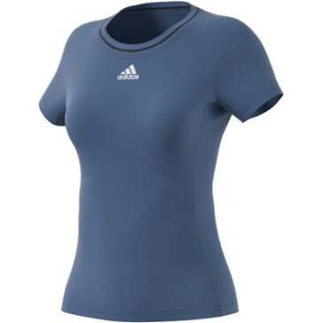 【送料無料】【4500円均一】【廃番】adidas(アディダス)テニスウェア 半袖Tシャツレディース・ウィメンズフリーリフトTシャツクルーブルー×クルーネイビー22367-GL6206【21☆】