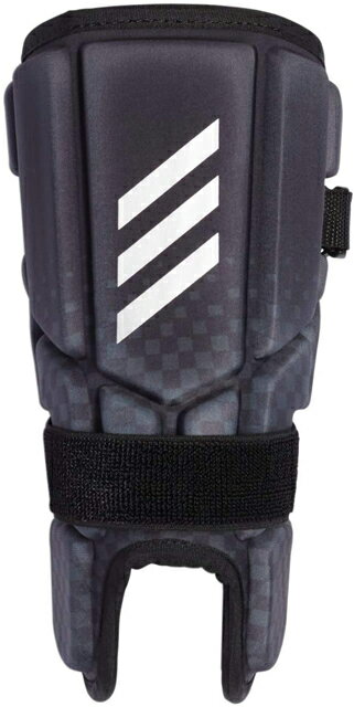 【送料無料】【3000円均一】【廃番】adidas(アディダス)軟式野球 すね用ガードメンズシンガードブラック×シルバーメタリックGLJ40-FK1580-NS...